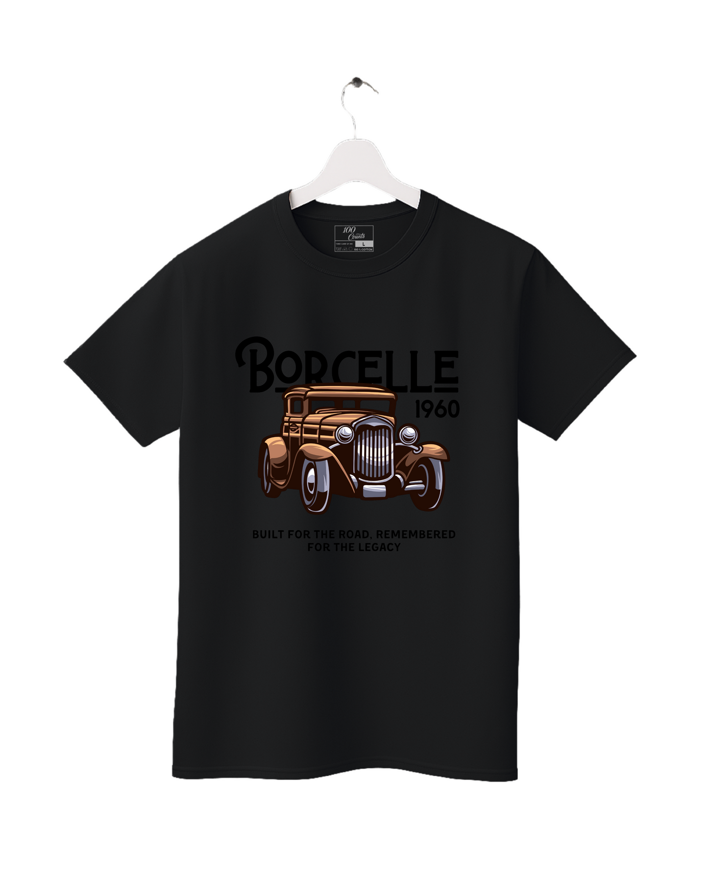 Vintage Car BORCELLE 1960 Classic Auto Legacy Graphic Printed T-Shirt
