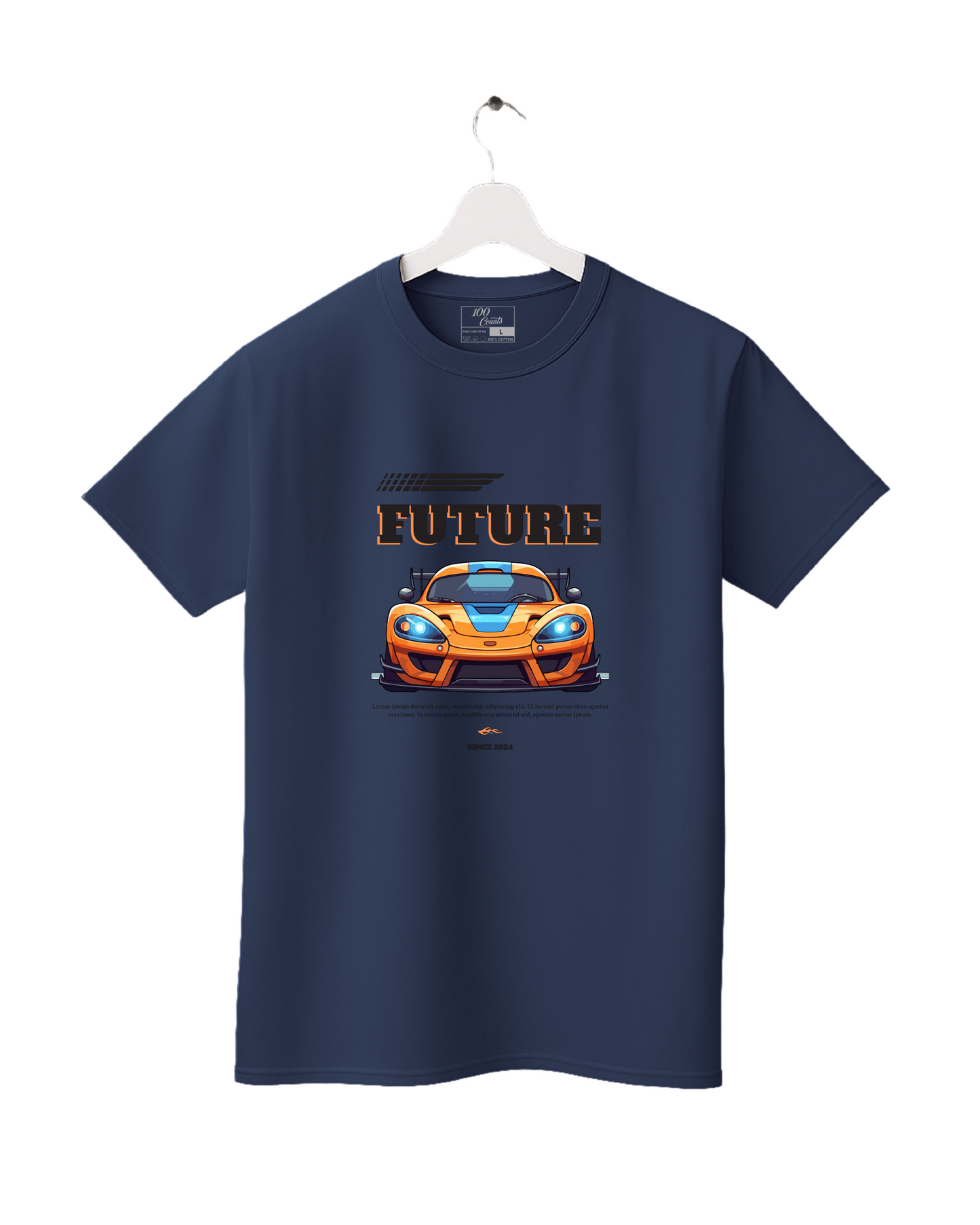 Future Sports Car Printed T-Shirt