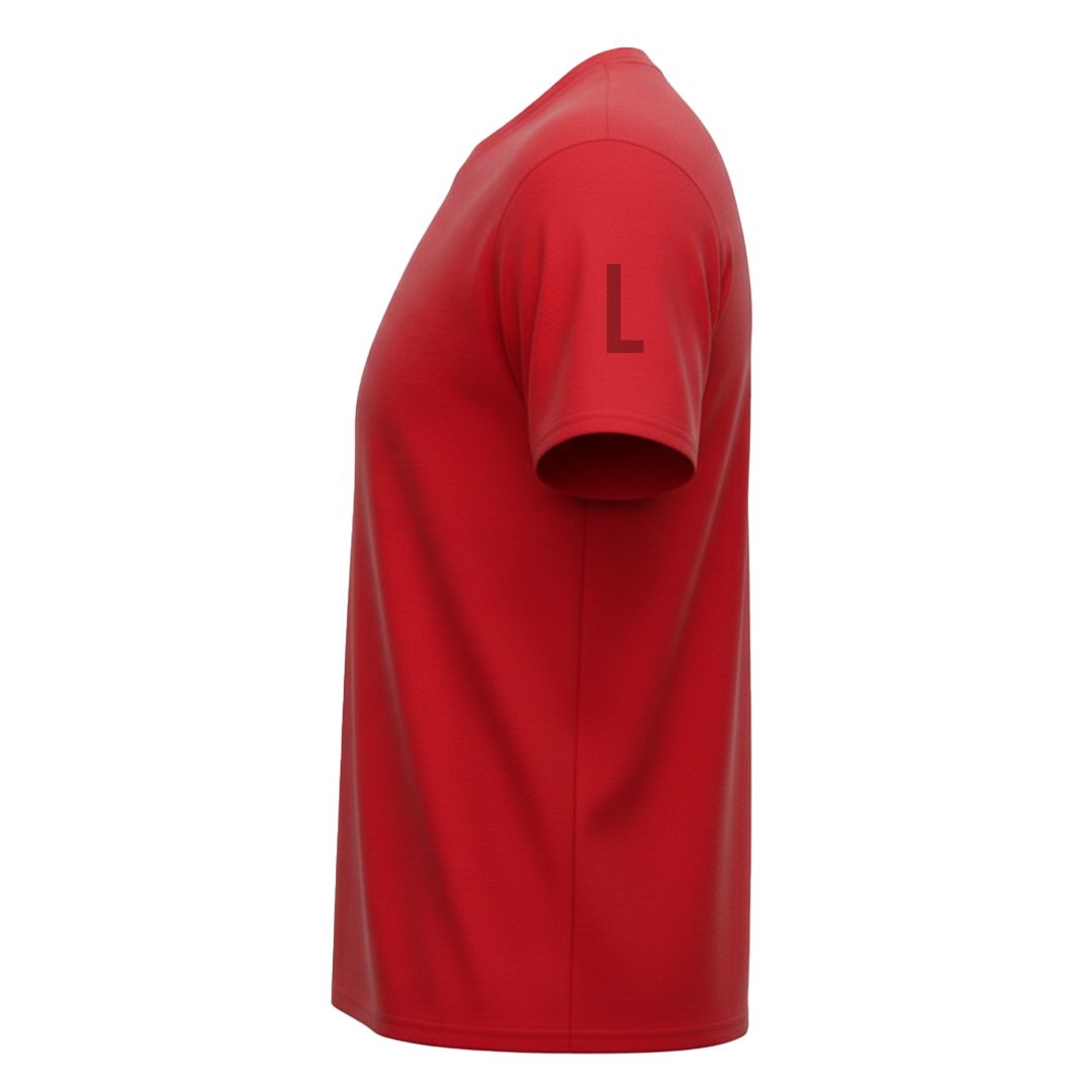 Men's Red T-Shirt 100% Australian Combed Cotton (220GSM)