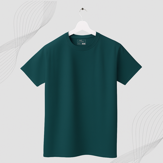 Men's Blank T-shirt-100% Australian Cotton (220 GSM)-Atlantic Deep