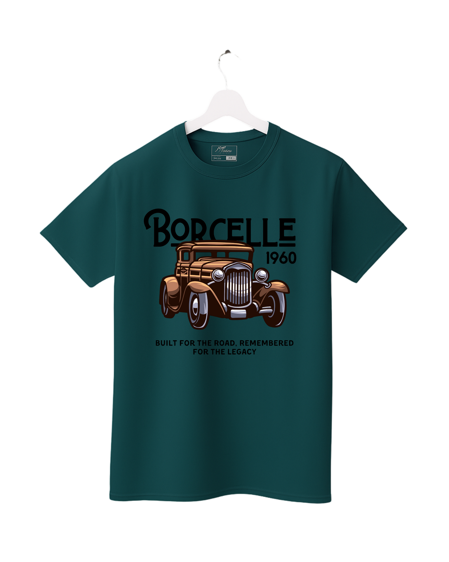 Vintage Car BORCELLE 1960 Classic Auto Legacy Graphic Printed T-Shirt