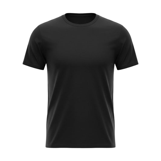 Men's Black T-Shirt 100% Australian Combed Cotton (220GSM)