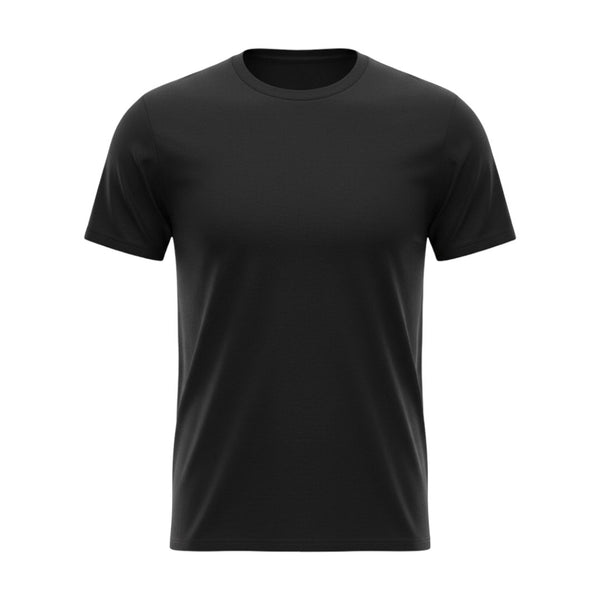 Men's Black T-Shirt 100% Australian Combed Cotton (220GSM)