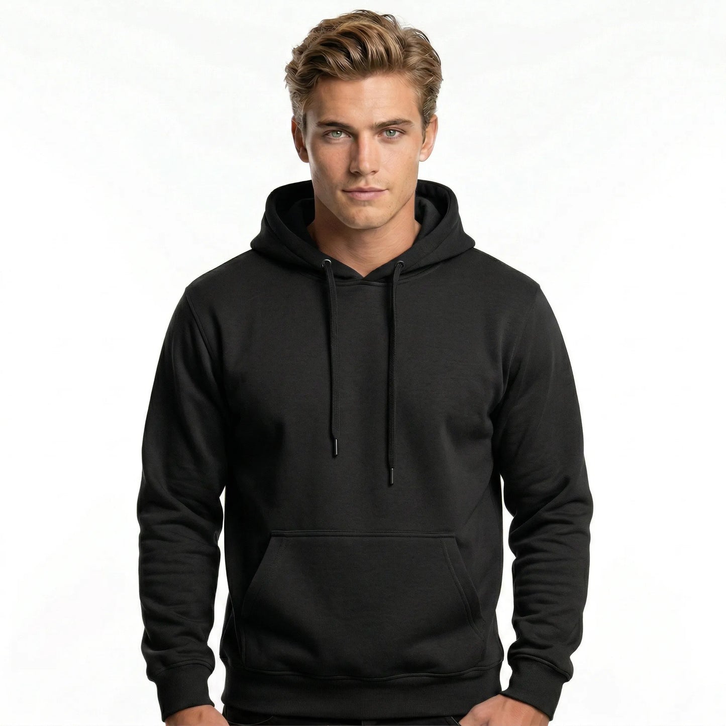 Men's Black Hoodie (320GSM)