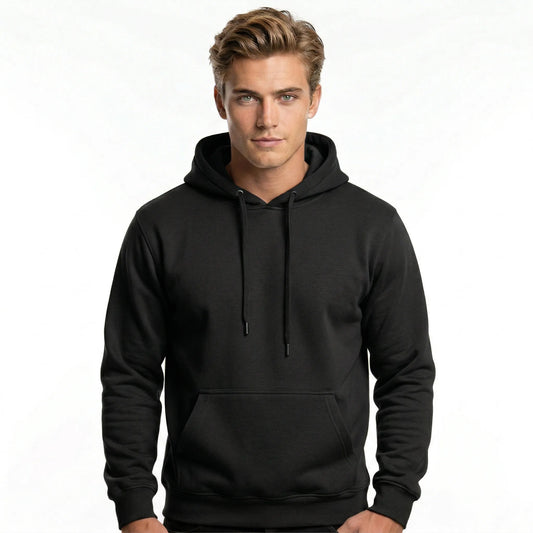 Men's Black Hoodie (320GSM)