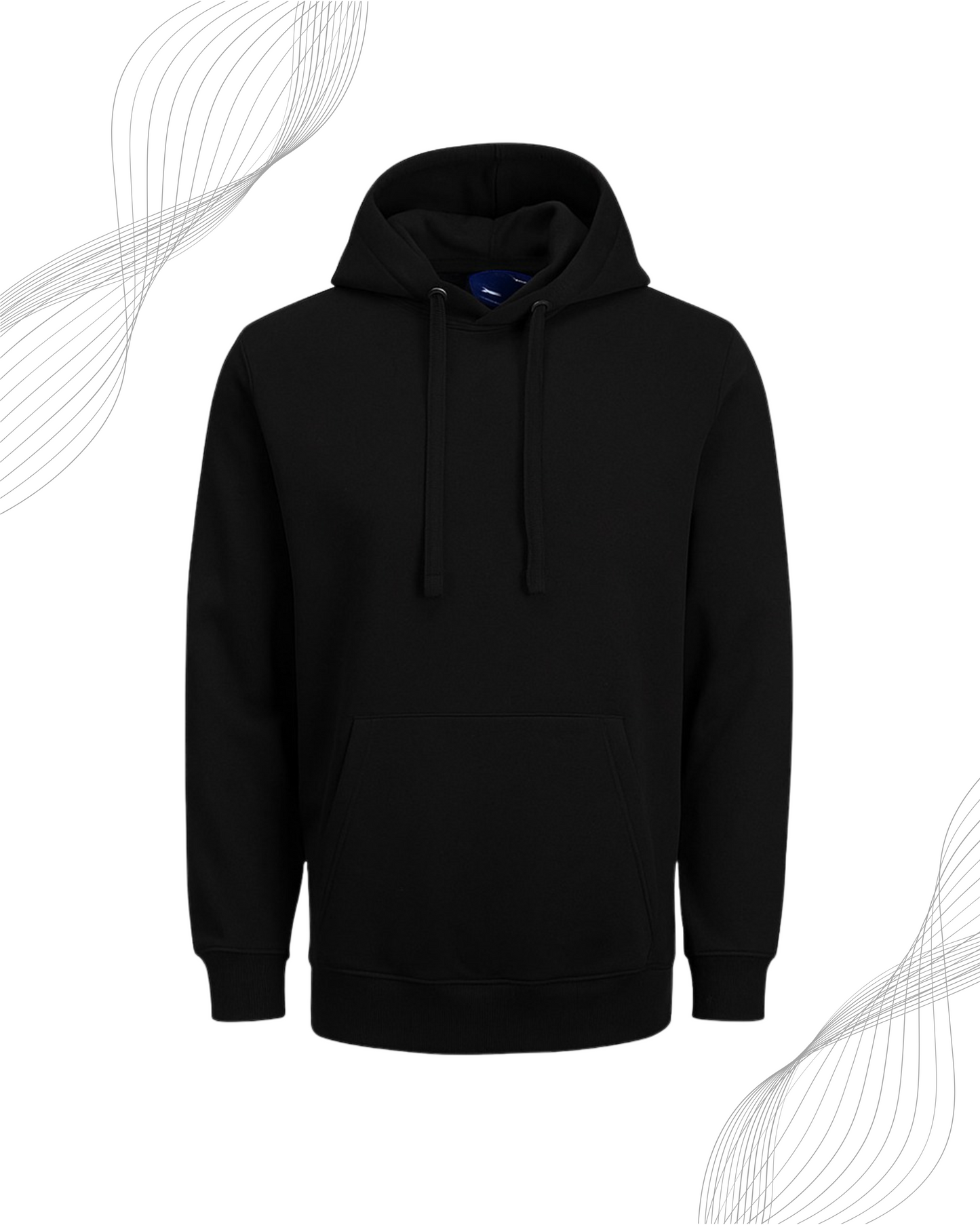 Solid Hoodies- Black & Grey (320 GSM)