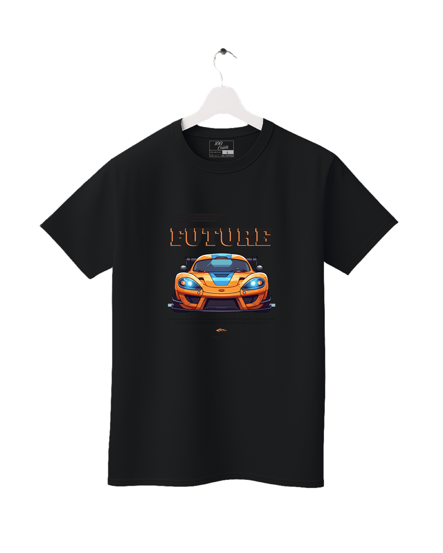 Future Sports Car Printed T-Shirt