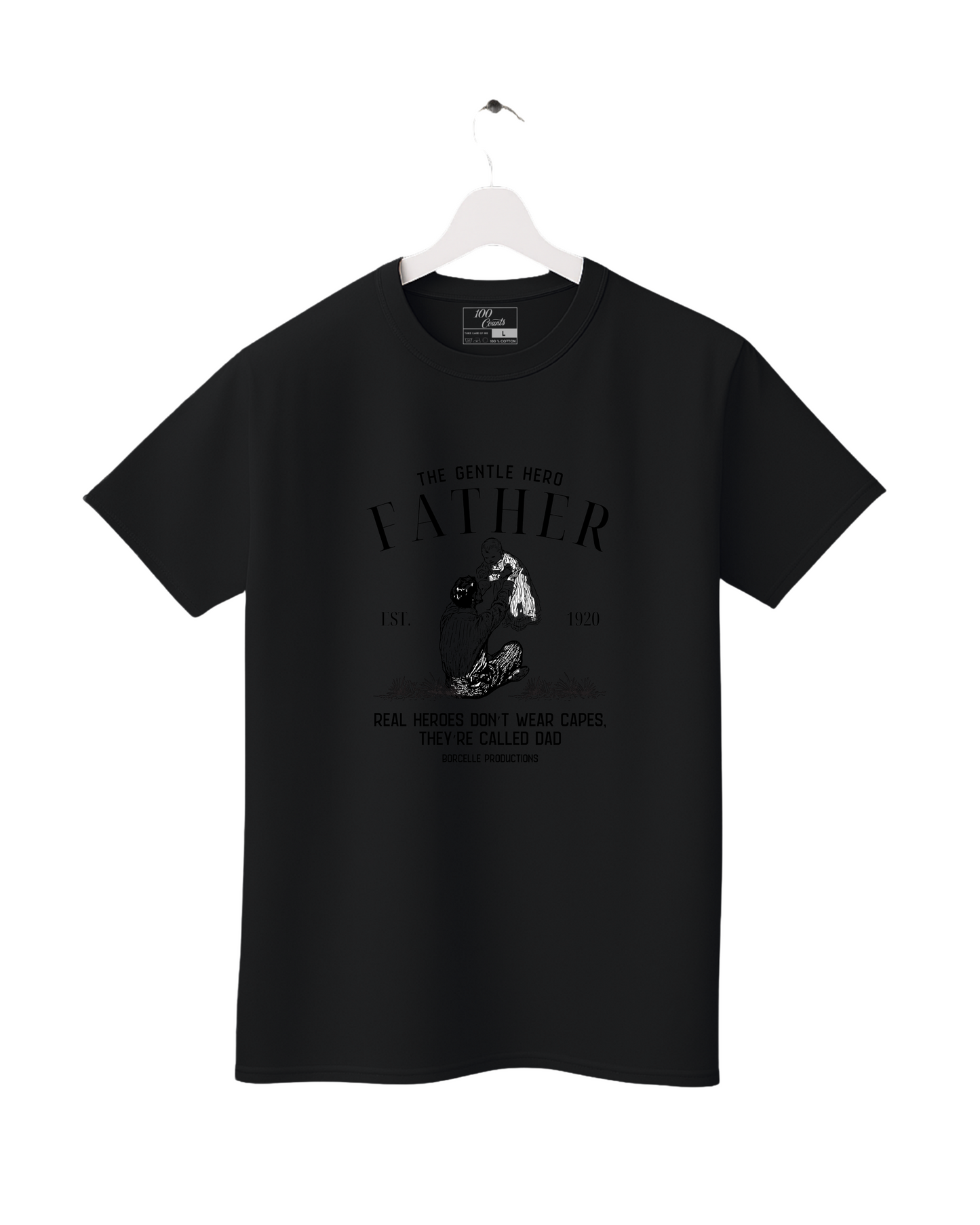 The Gentle Hero Father Printed T-Shirt