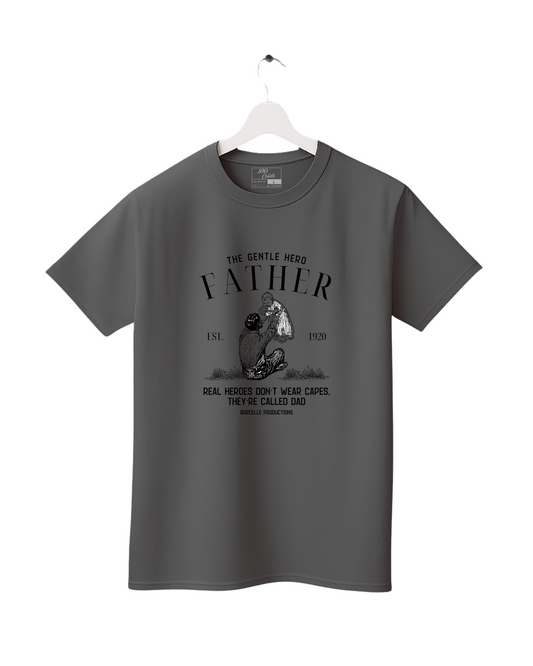 The Gentle Hero Father Printed T-Shirt