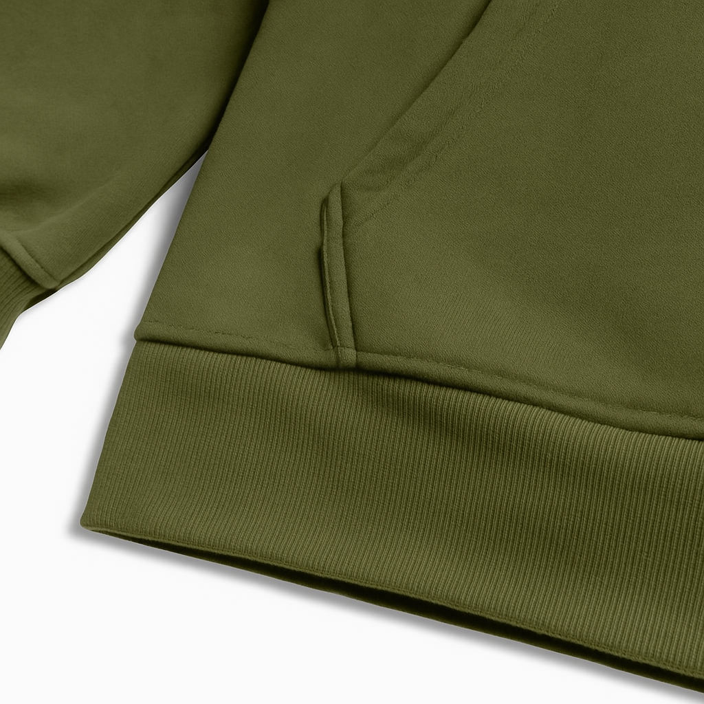 Blank Hoodies- Army Green (320 GSM)