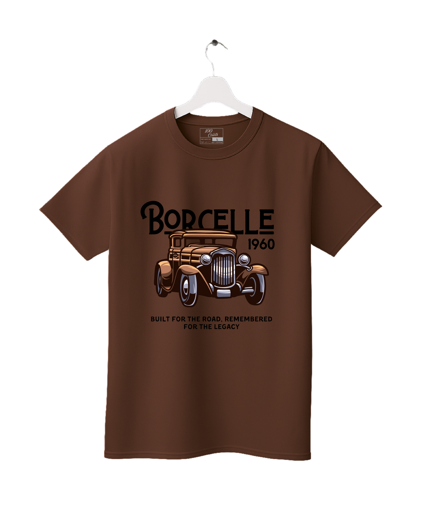 Vintage Car BORCELLE 1960 Classic Auto Legacy Graphic Printed T-Shirt
