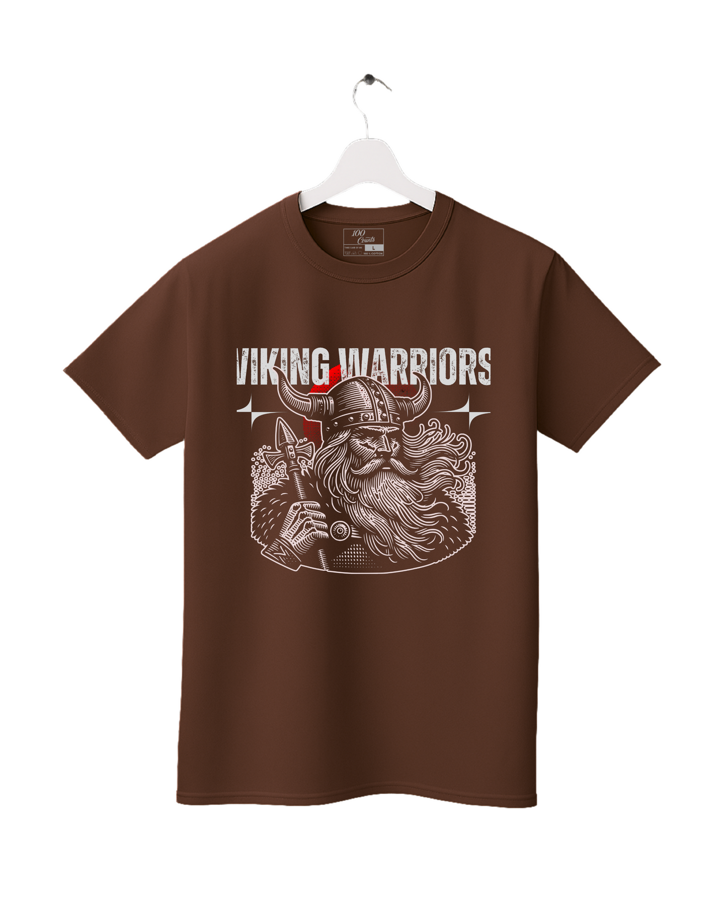 Viking Warriors Printed T-Shirt