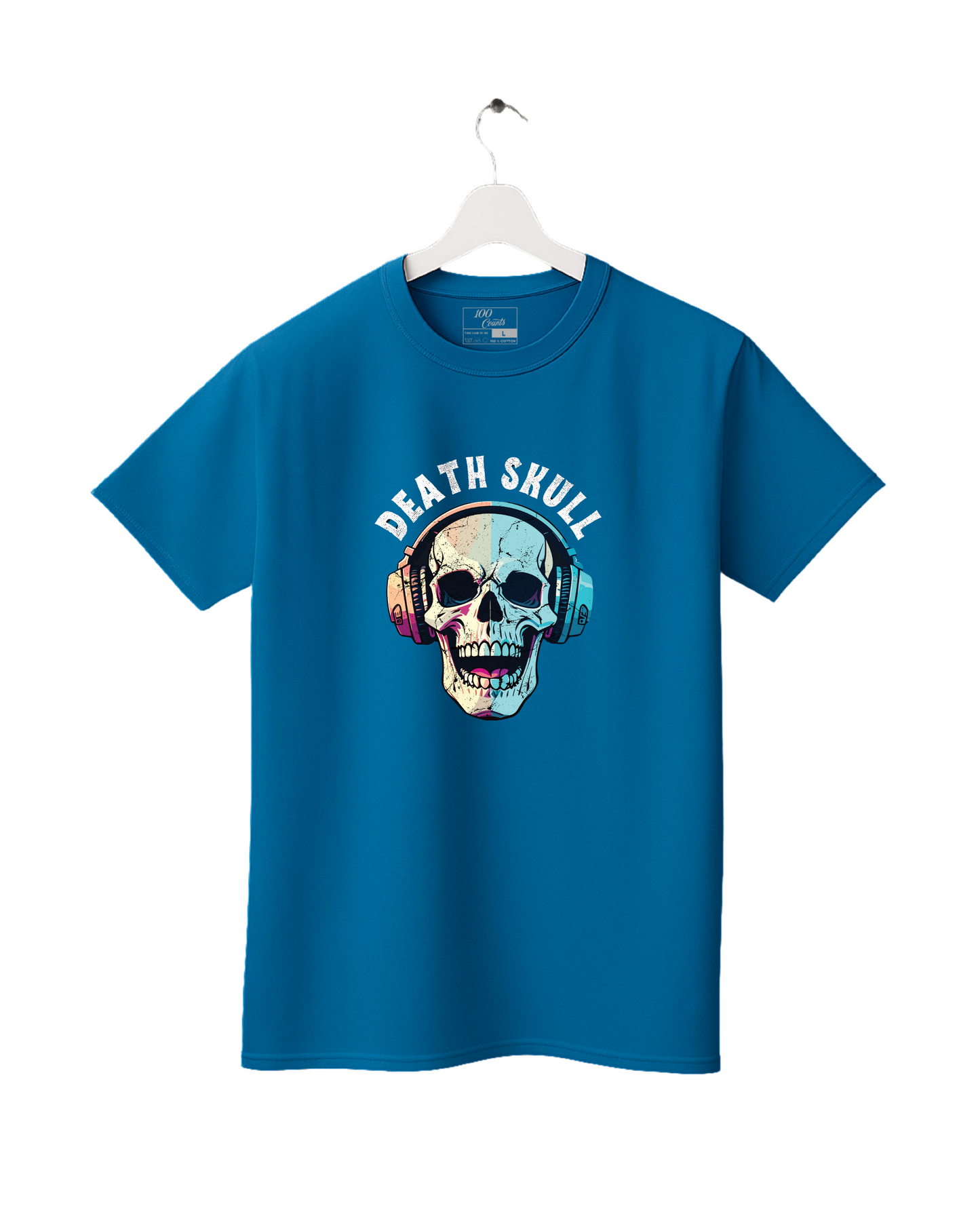 Death Skull Printed T-Shirt