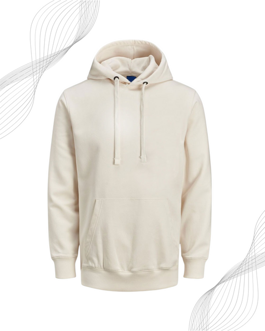 Blank Hoodies- Cream (320 GSM)