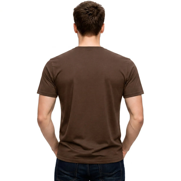 Dark Chocolate Australian Combet Cotton T-Shirt 220GSM