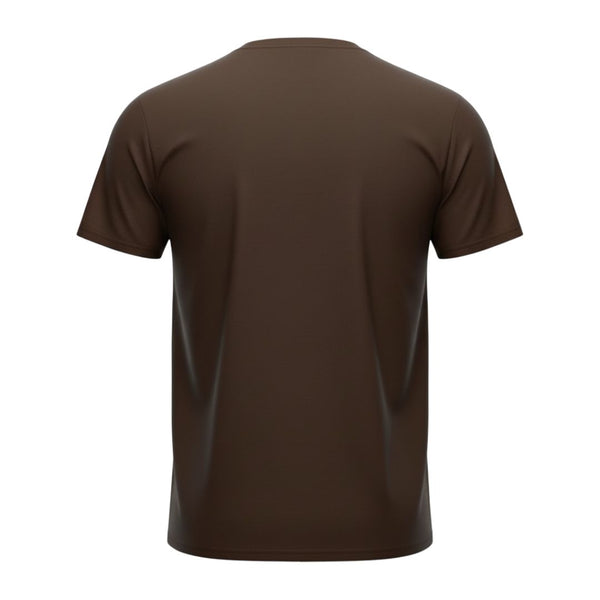 Men's Dark Chololate T-Shirt 100% Australian Combed Cotton (220GSM)