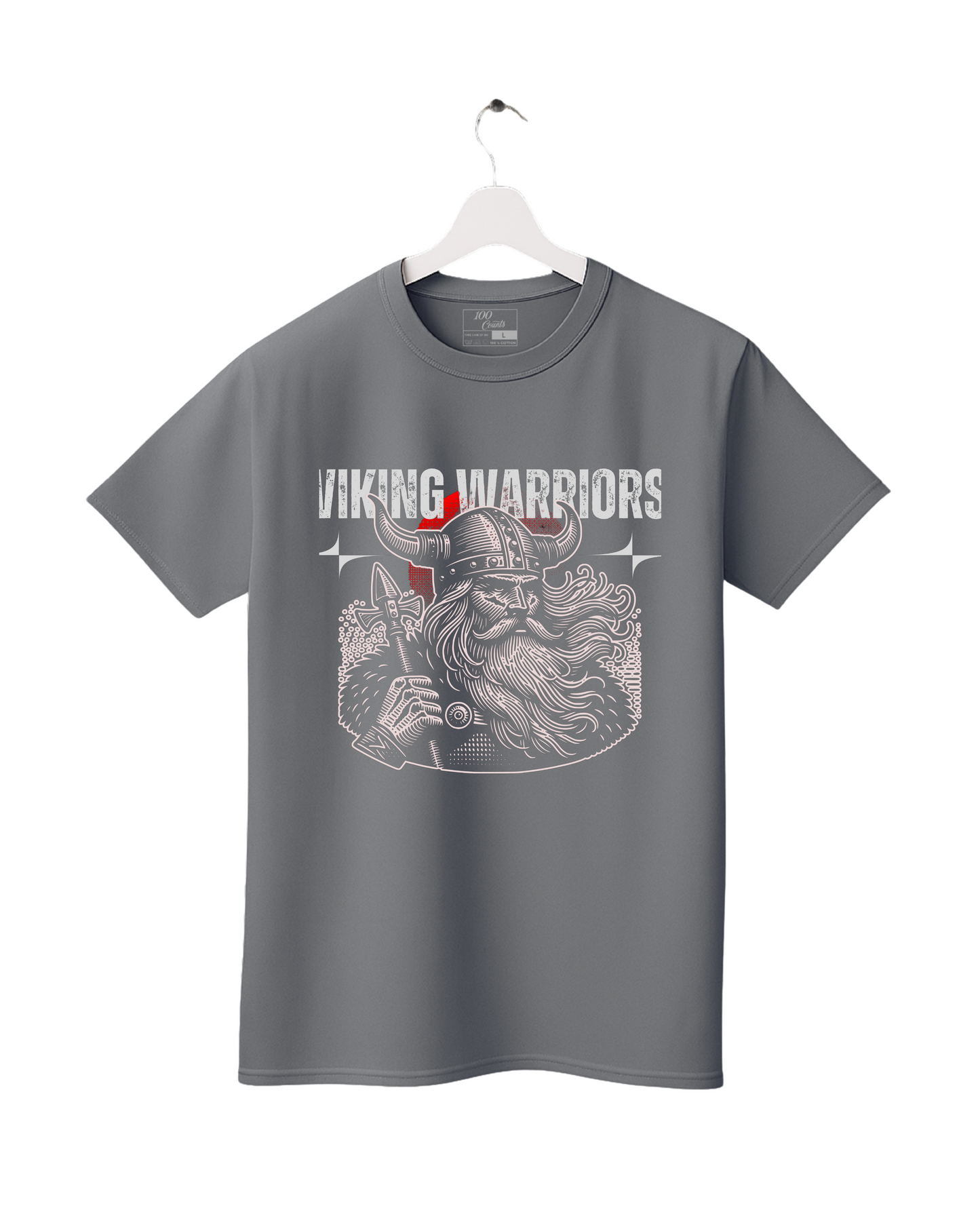 Viking Warriors Printed T-Shirt