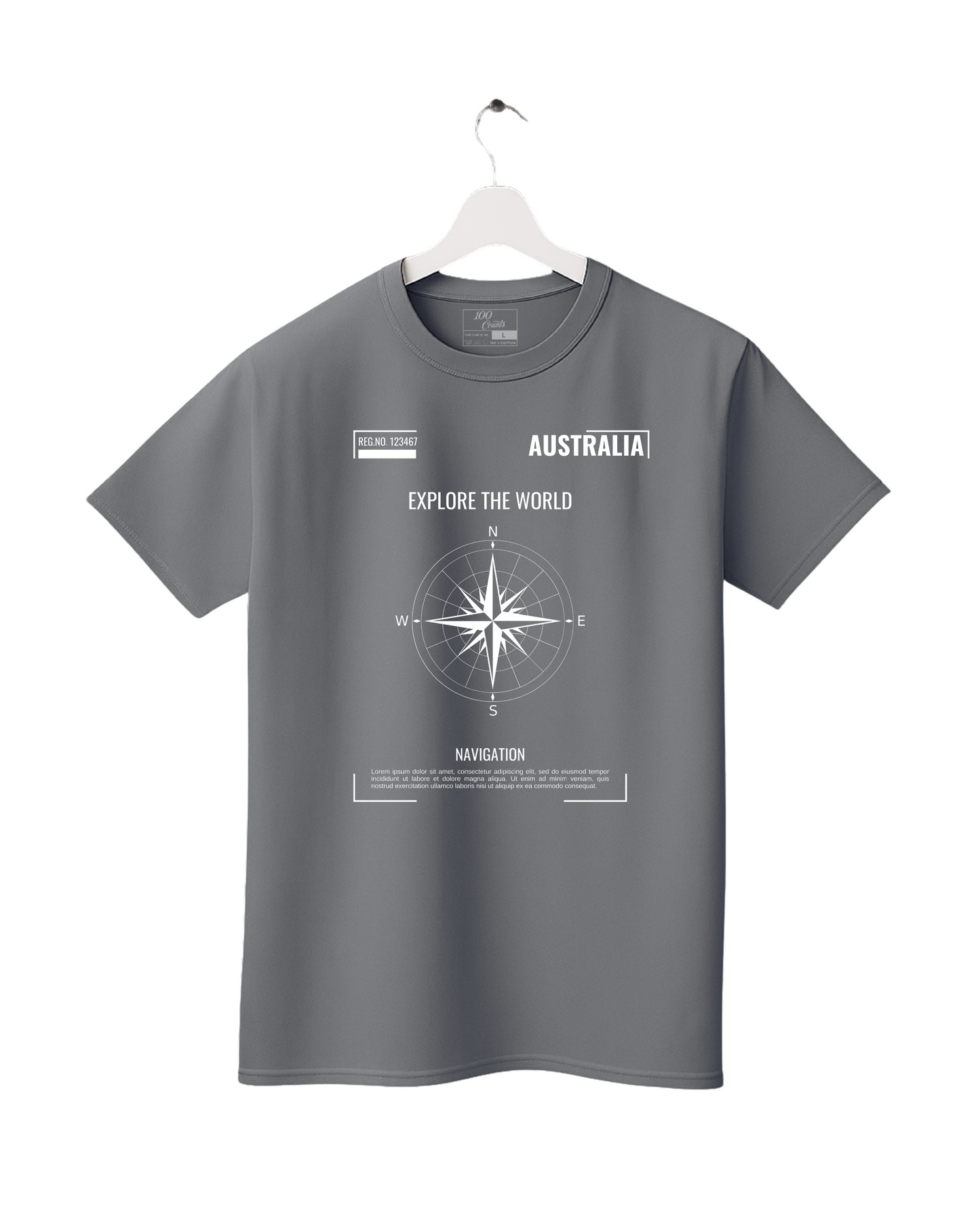 Explore The World Australia Printed T-Shirt