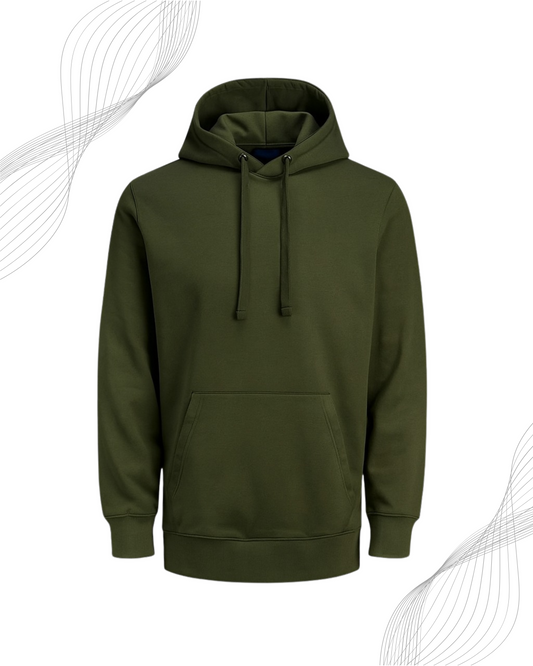 Blank Hoodies- Army Green (320 GSM)