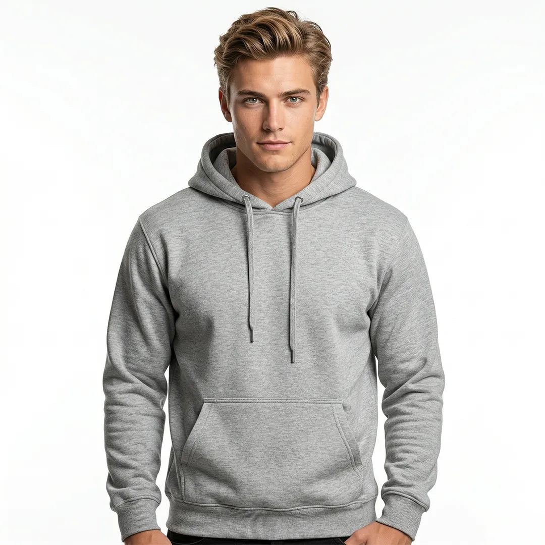 Men's Grey Hoodie (320GSM)