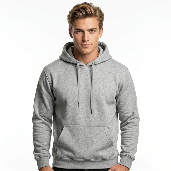 Men's Grey Hoodie (320GSM)