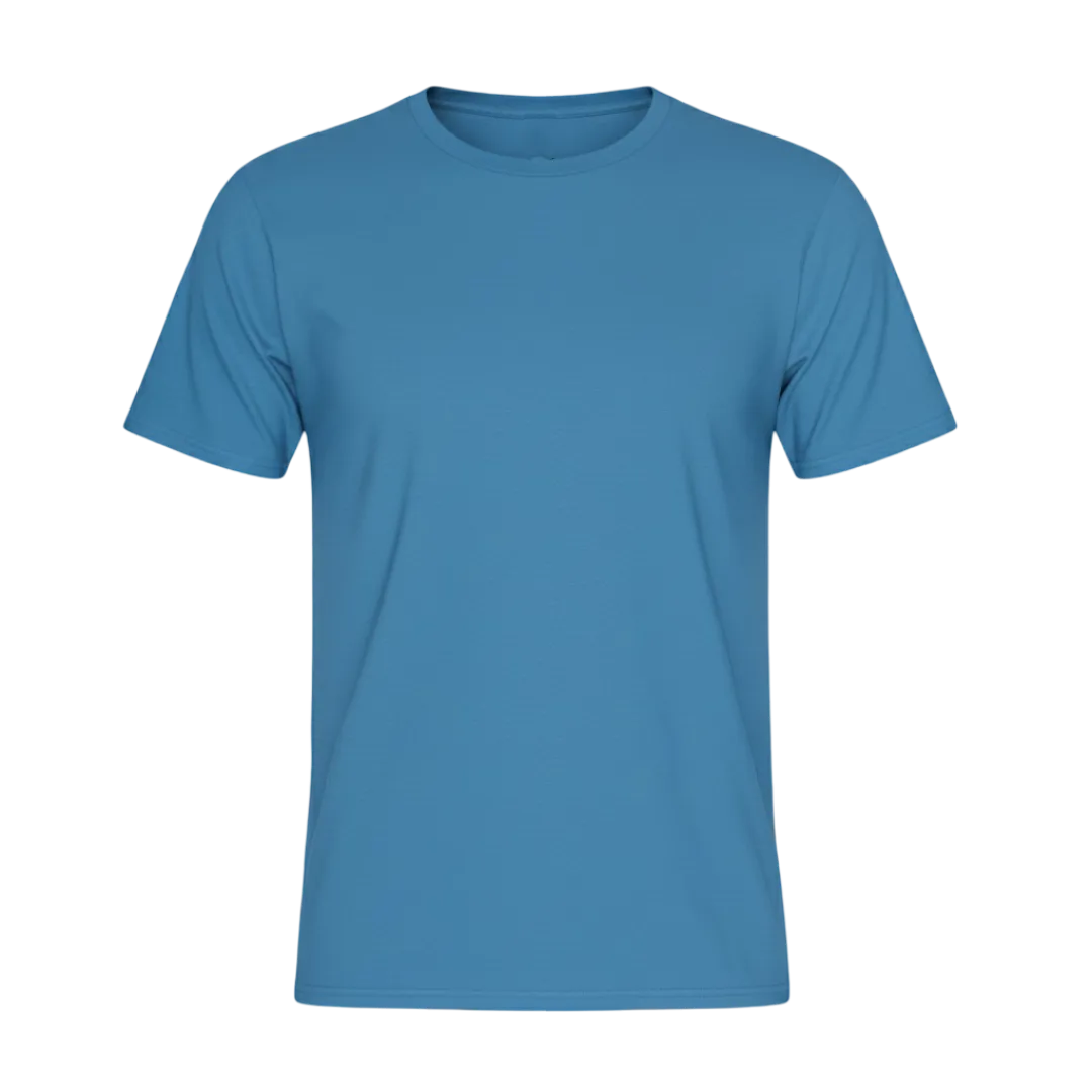 Front view of a blank Hydro 220GSM half sleeve t-shirt made of 100% Australian Combed Cotton.