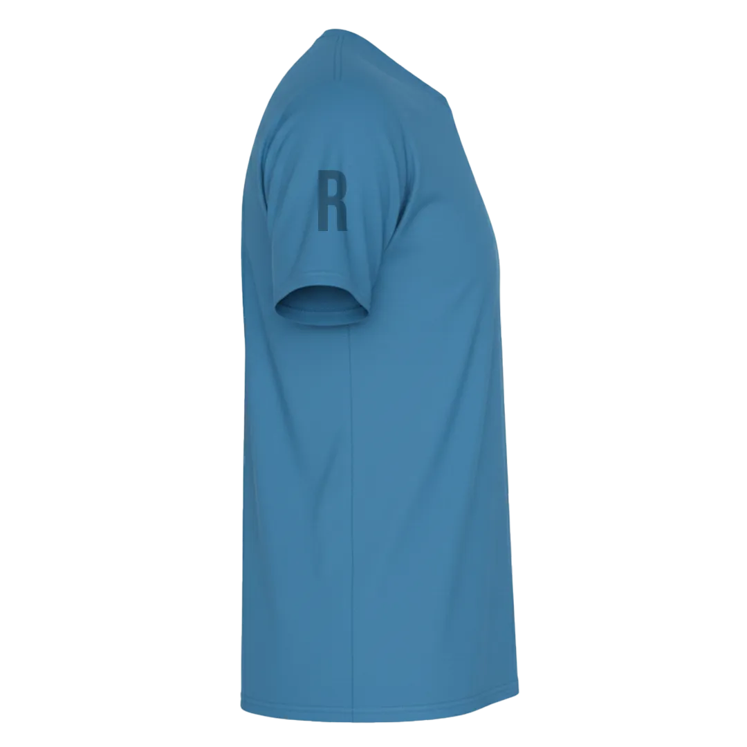 Right Sleeve view of a blank Hydro 220GSM half sleeve t-shirt made of 100% Australian Combed Cotton.