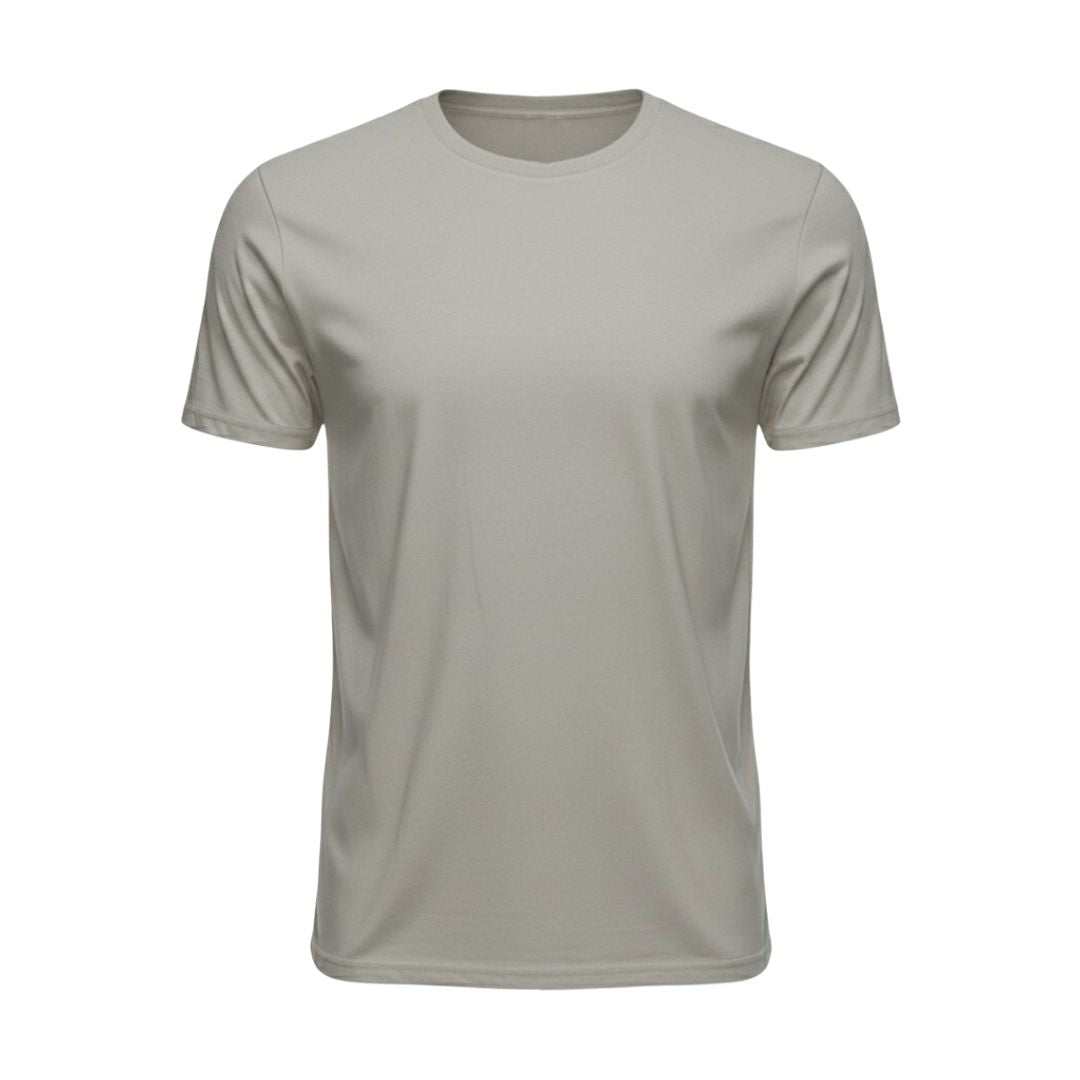 Men's Light Grey T-Shirt 100% Australian Combed Cotton (220GSM)