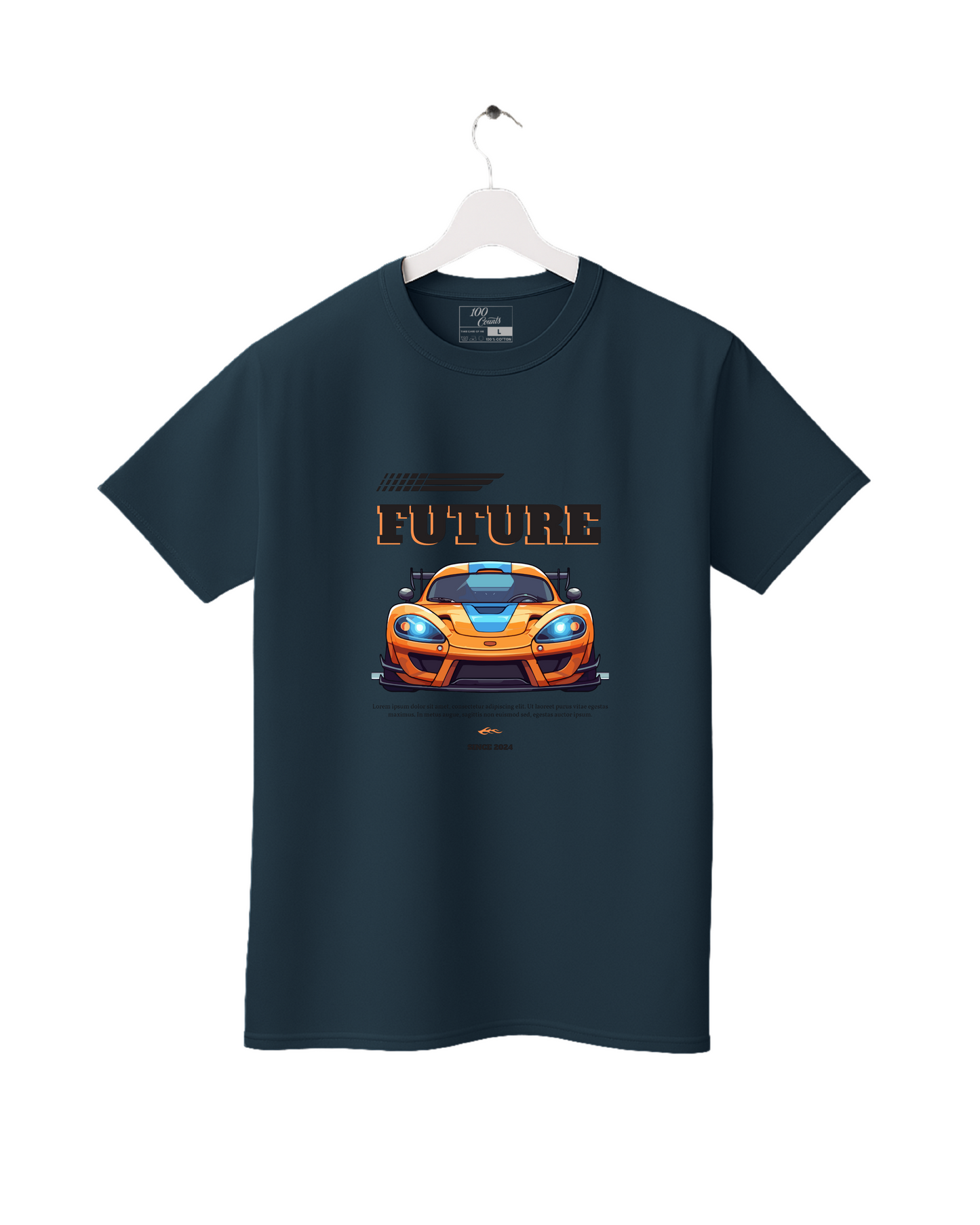 Future Sports Car Printed T-Shirt