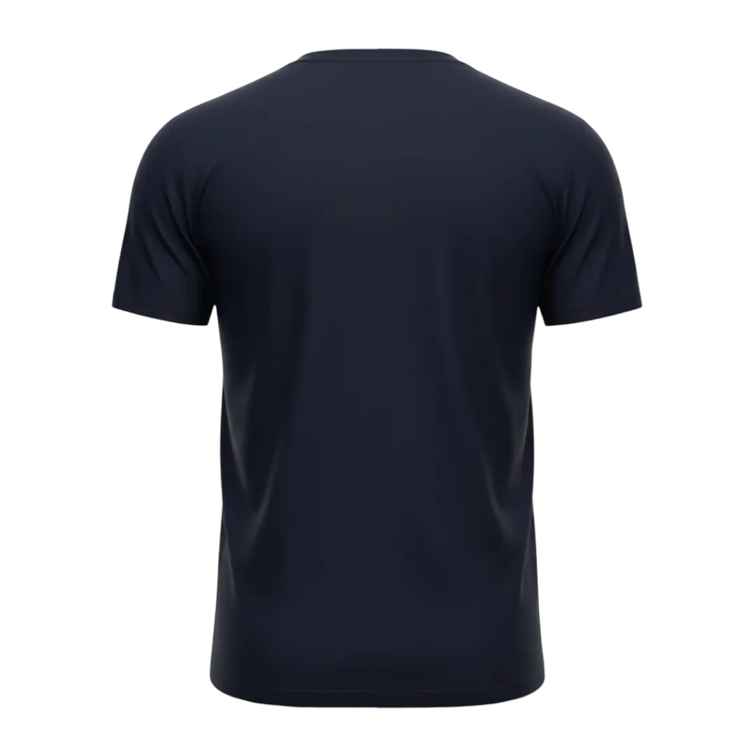 Navy Heavyweight Custom T-Shirt - Back Print Area