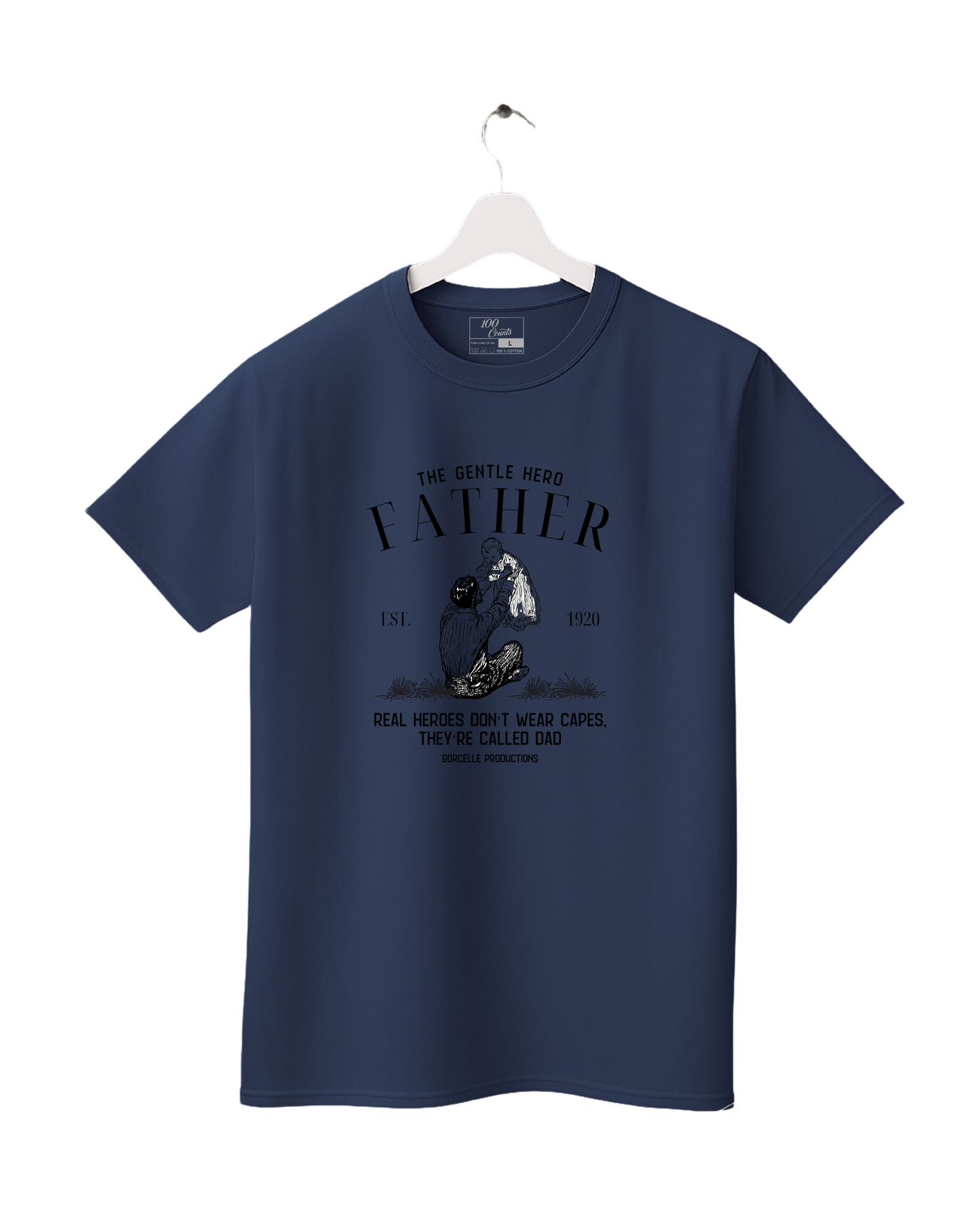 The Gentle Hero Father Printed T-Shirt