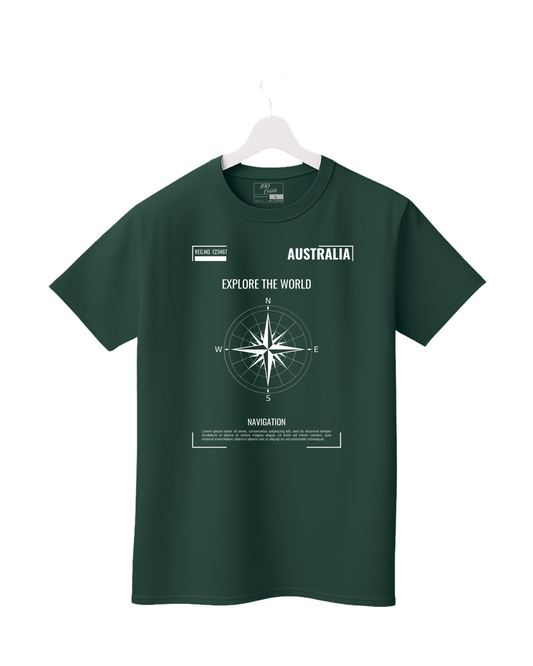Explore The World Australia Printed T-Shirt