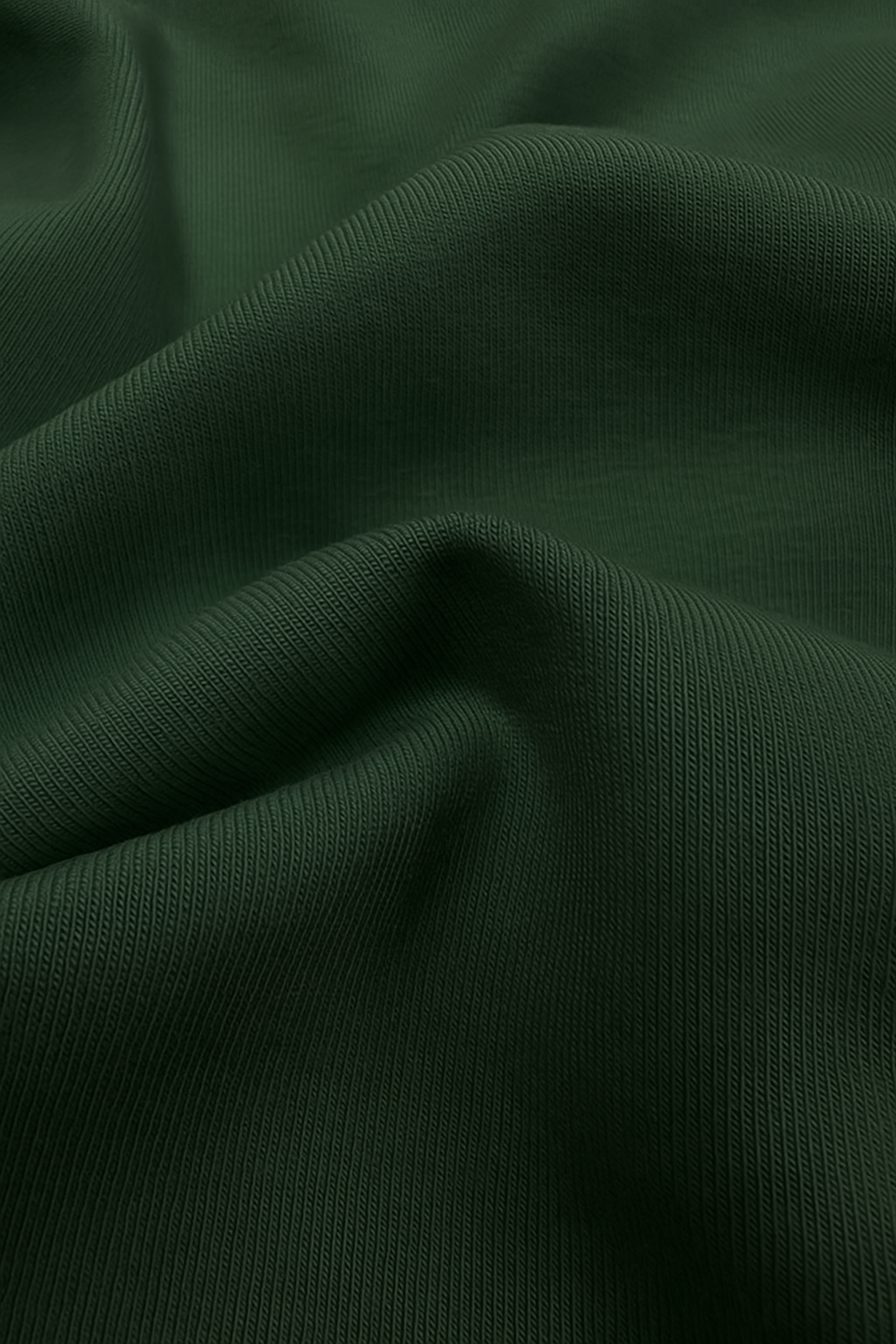 Men's Solid T-shirt-100% Australian Cotton (220 GSM) - Black & Pine Green