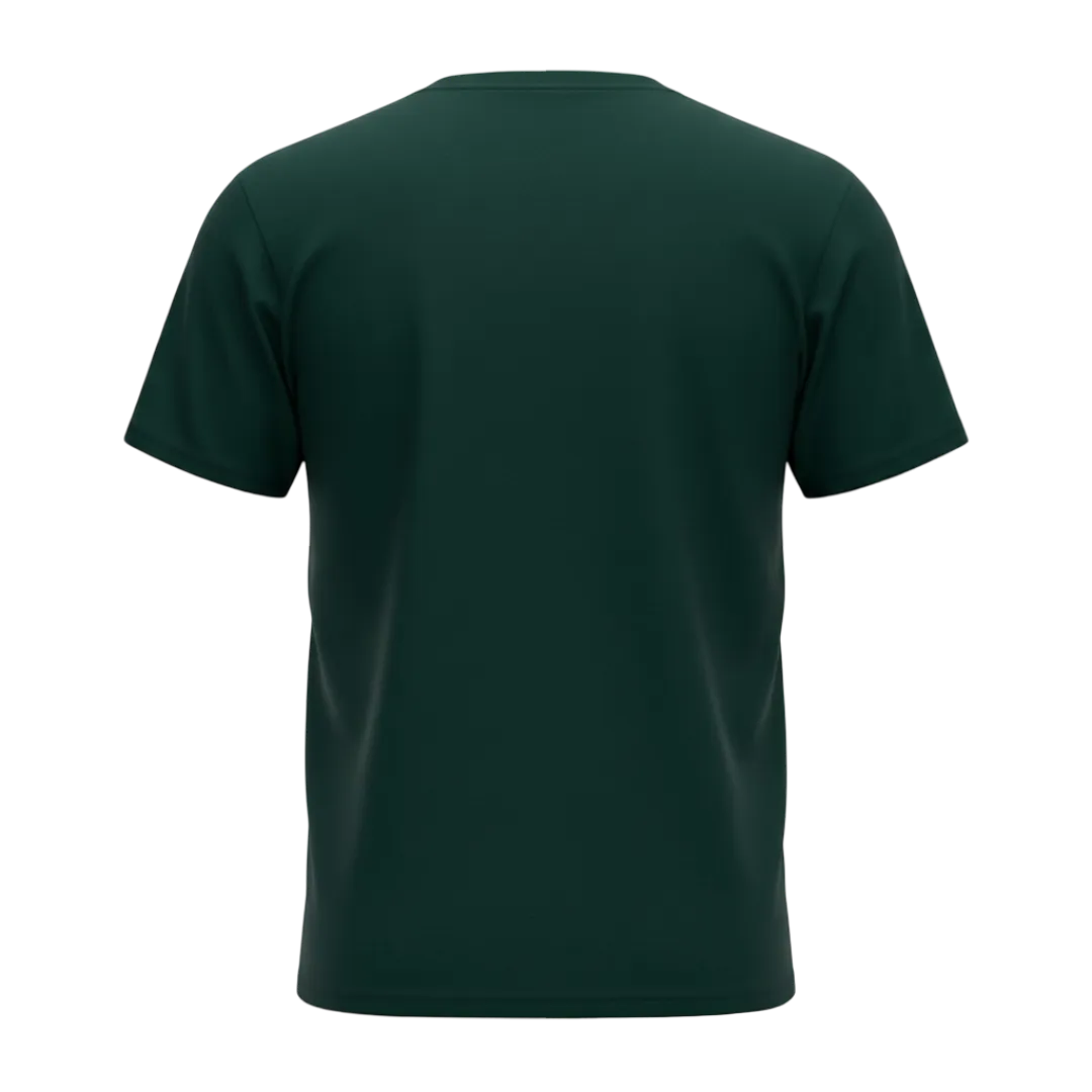 Pine Green Heavyweight Custom T-Shirt - Back Print Area