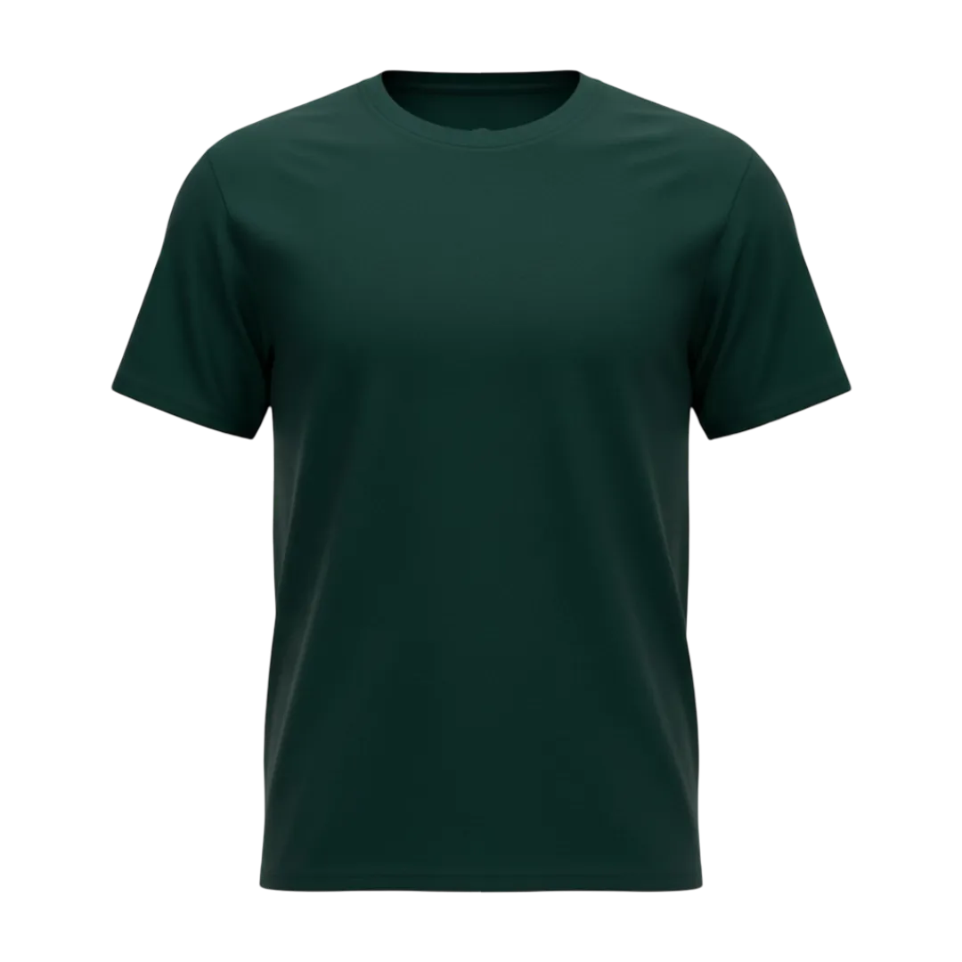 Pine Green Heavyweight Custom T-Shirt - Front Print Area