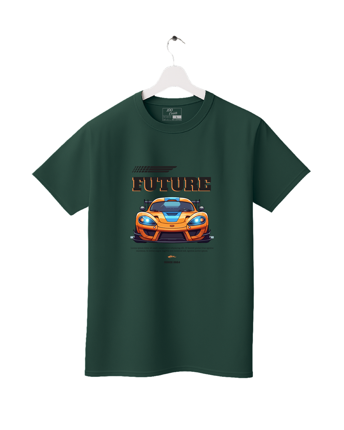 Future Sports Car Printed T-Shirt