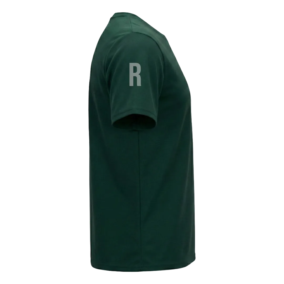 Pine Green Heavyweight Custom T-Shirt - Right Sleeve Print Area