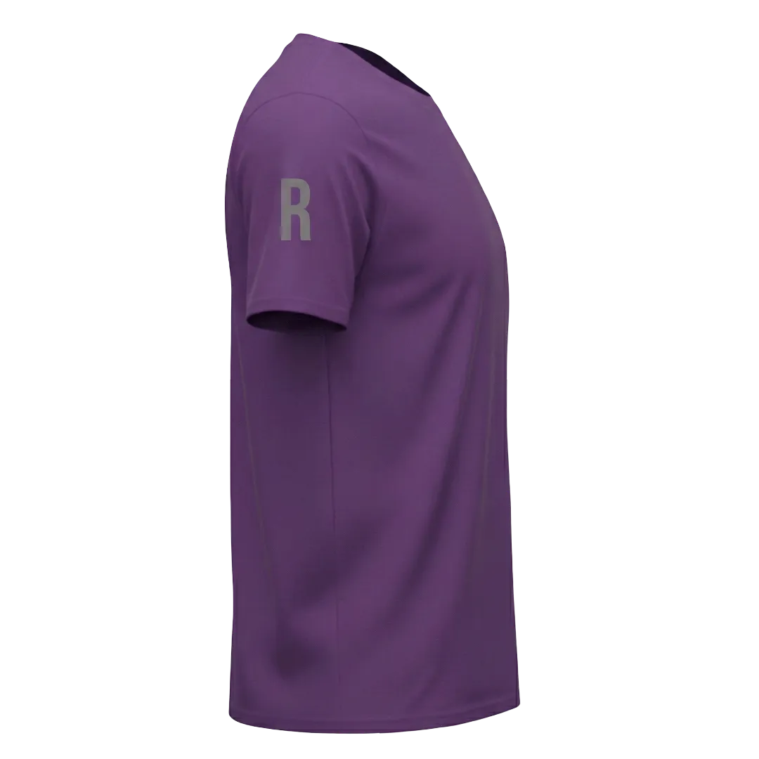 Purple Heavyweight Custom T-Shirt - Right Sleeve Print Area