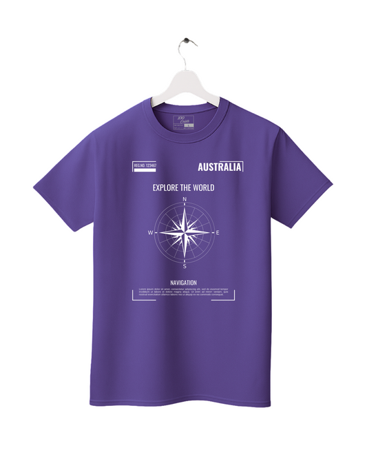 Explore The World Australia Printed T-Shirt