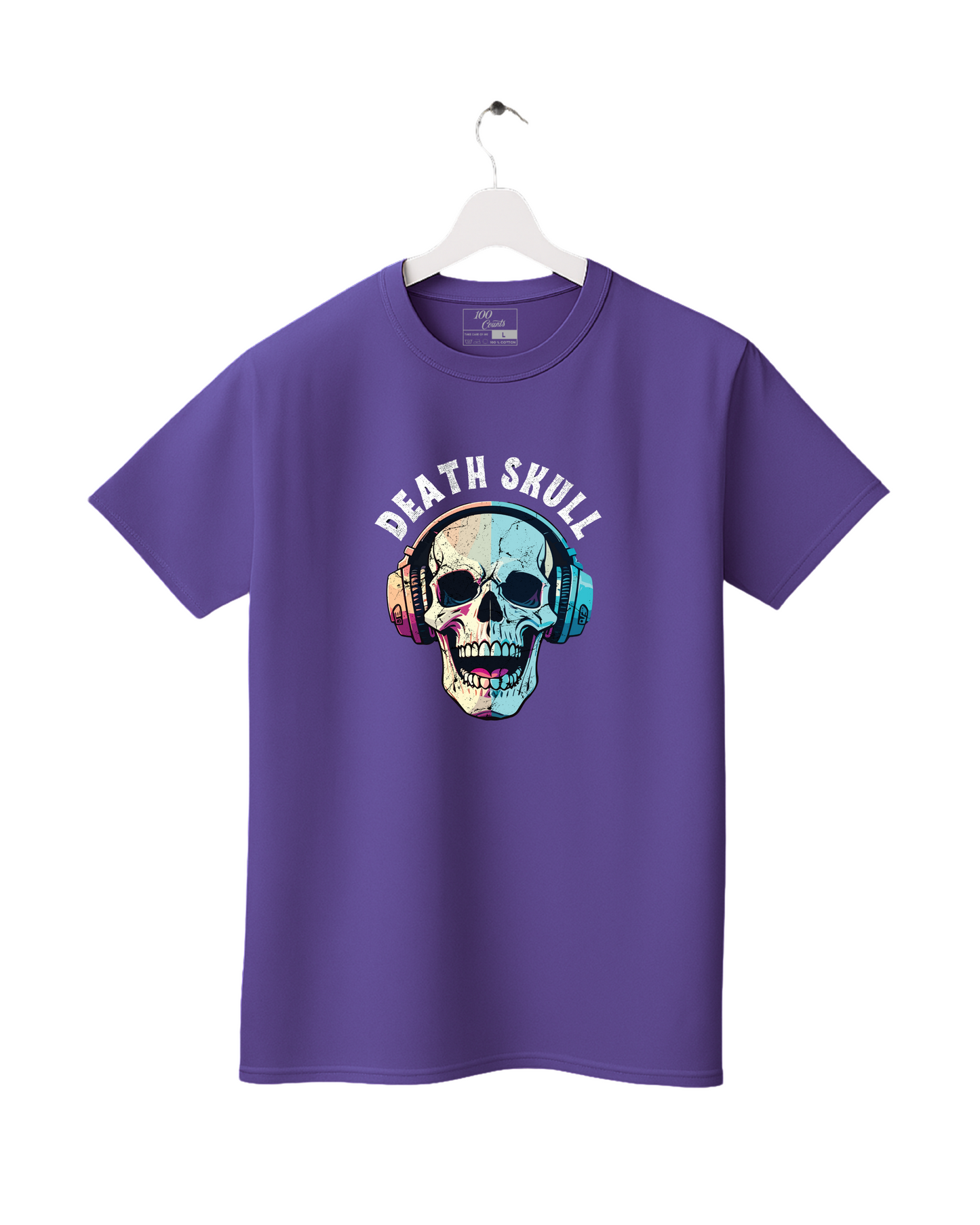 Death Skull Printed T-Shirt