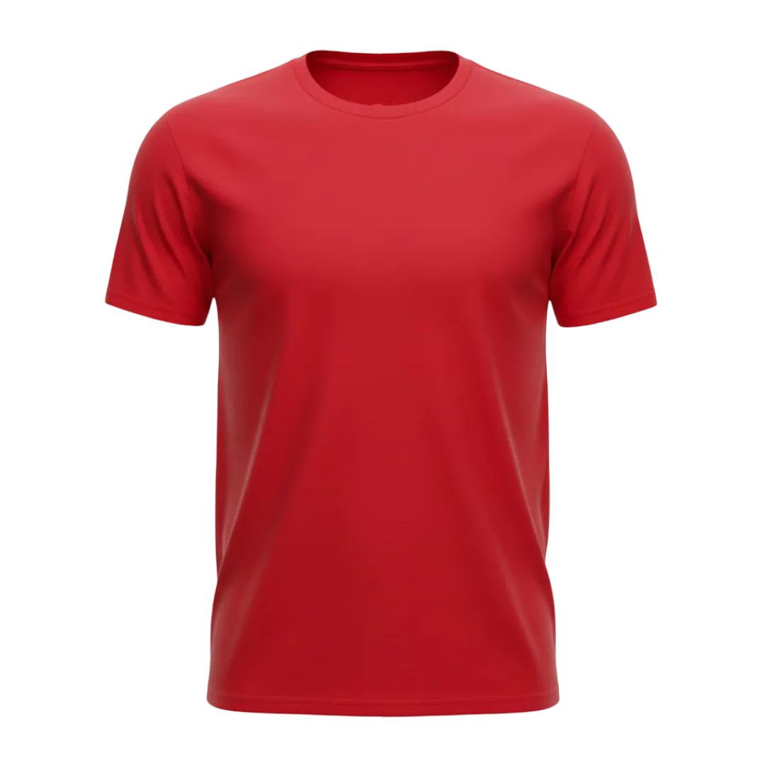 Red Heavyweight Custom T-Shirt - Front Print Area