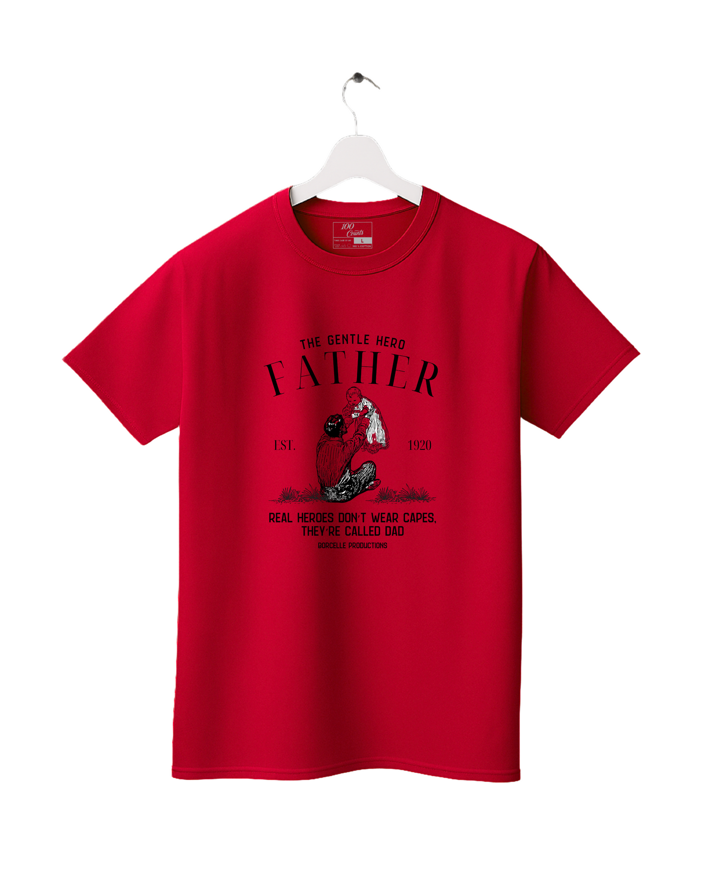 The Gentle Hero Father Printed T-Shirt