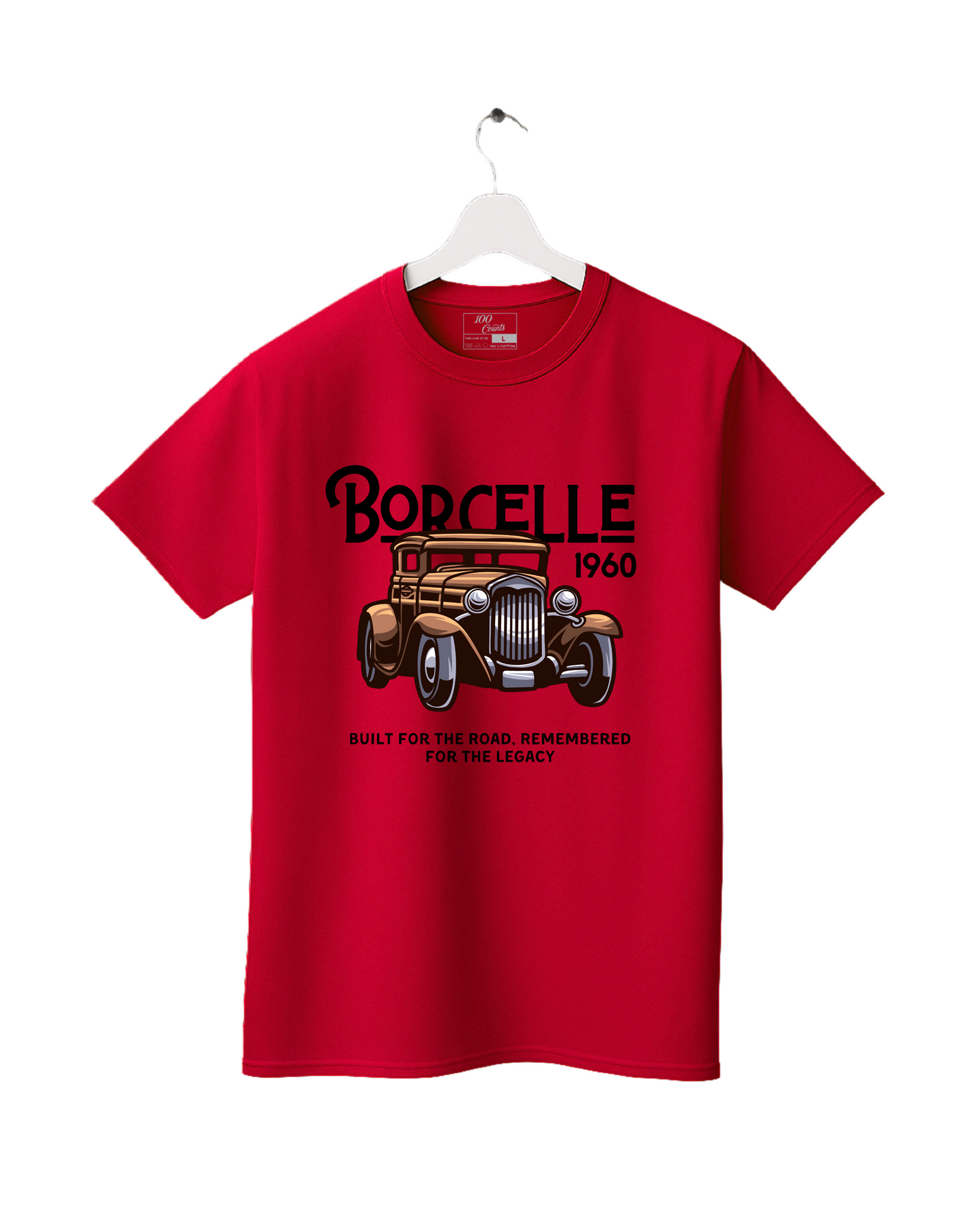 Vintage Car BORCELLE 1960 Classic Auto Legacy Graphic Printed T-Shirt