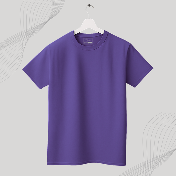 Men's Blank T-shirt-100% Australian Cotton (220 GSM)-Violet