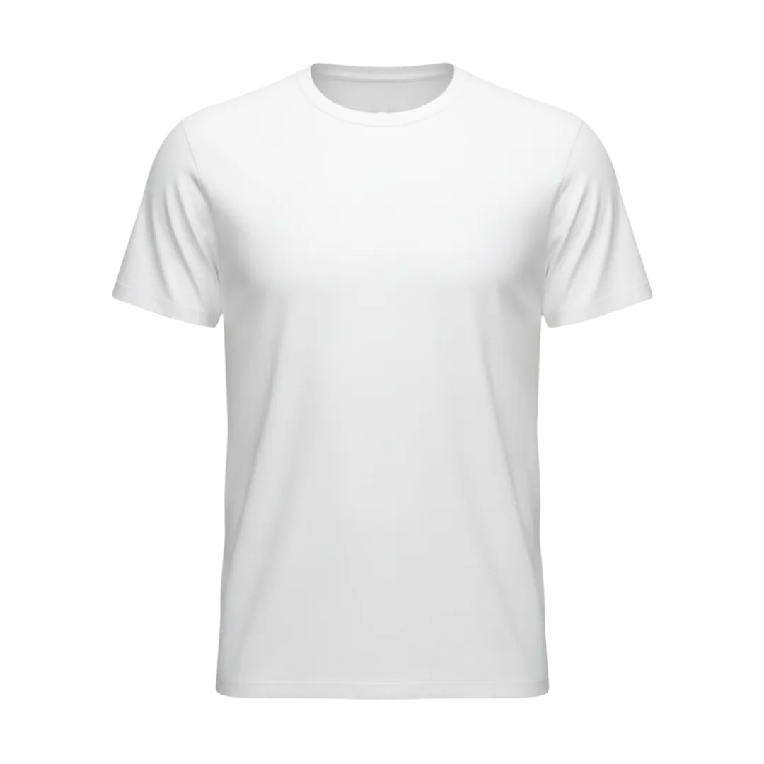 White Heavyweight Custom T-Shirt - Front Print Area