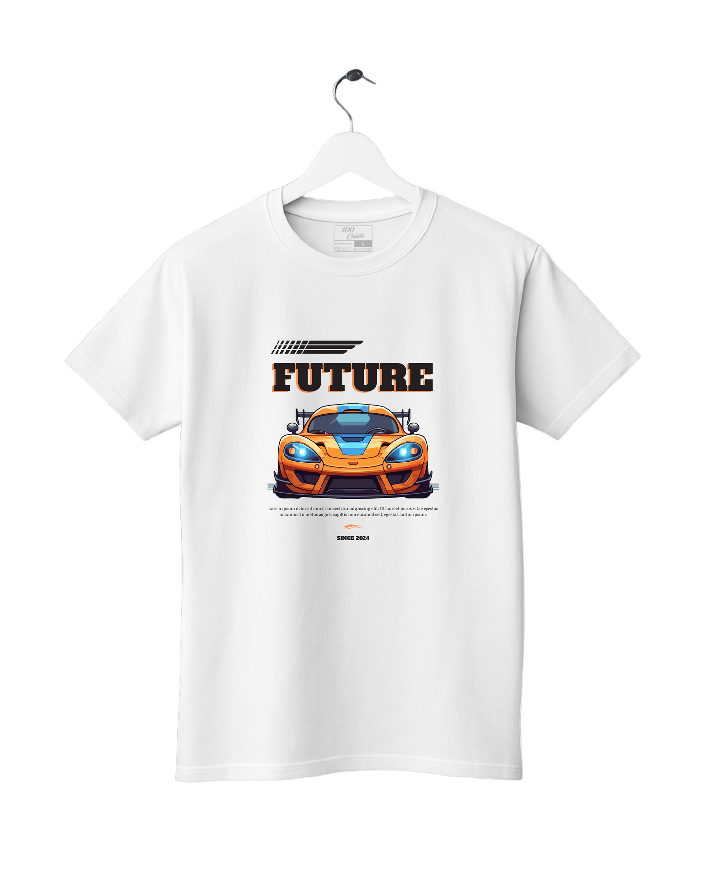 Future Sports Car Printed T-Shirt