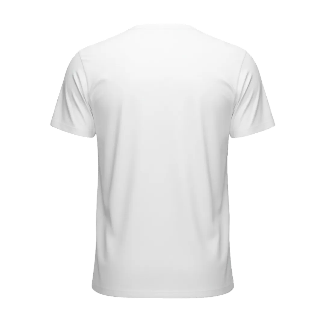 White Heavyweight Custom T-Shirt - Back Print Area
