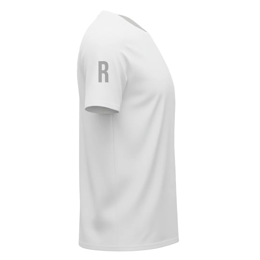 White Heavyweight Custom T-Shirt - Right Sleeve Print Area